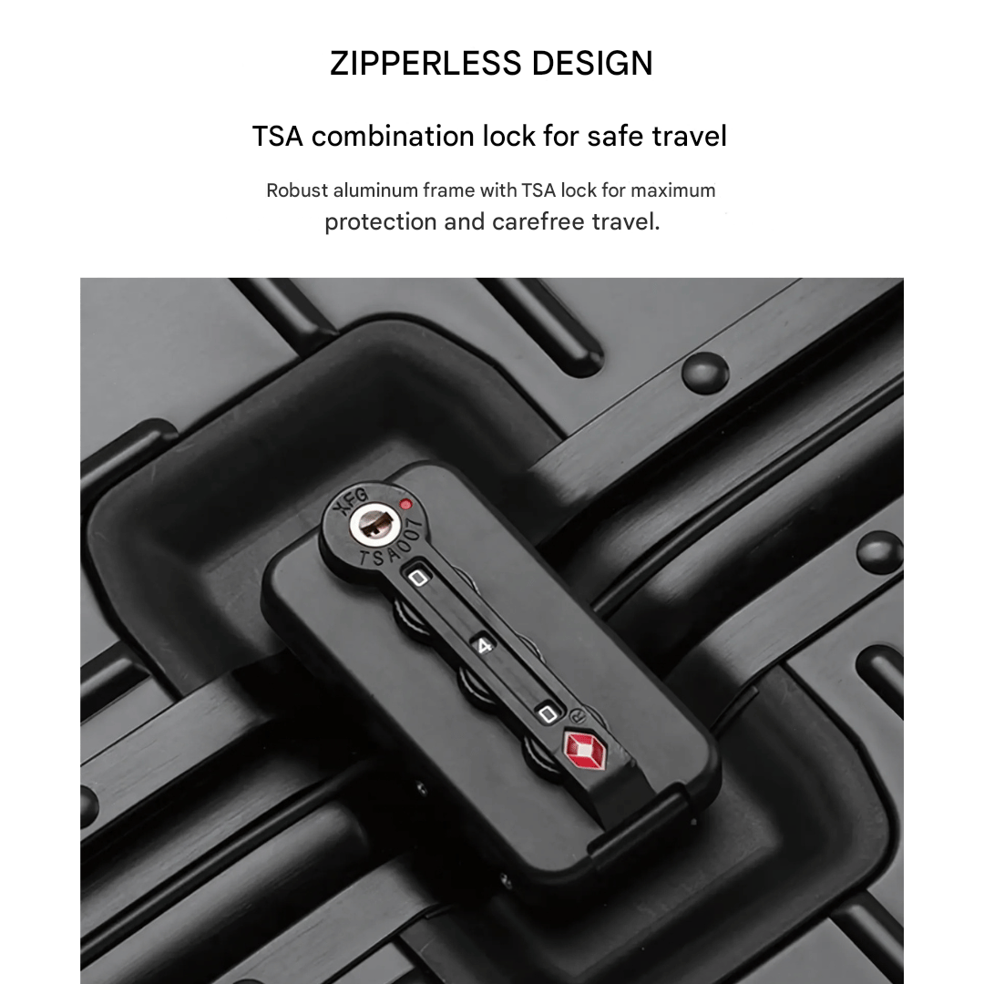 Premium Aluminum Suitcase – Emperor