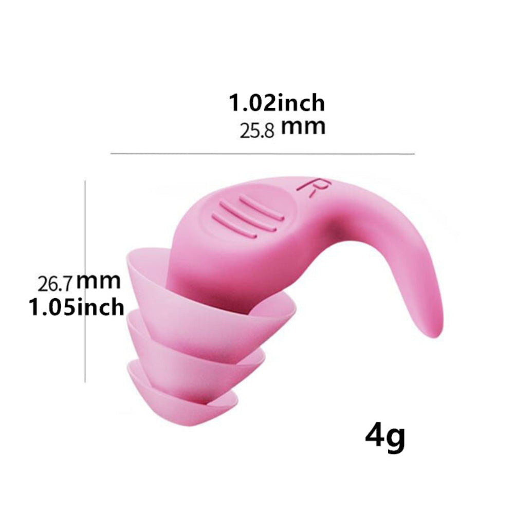 Earplugs Noise Reduction Reusable Soft Silicone Sleeping