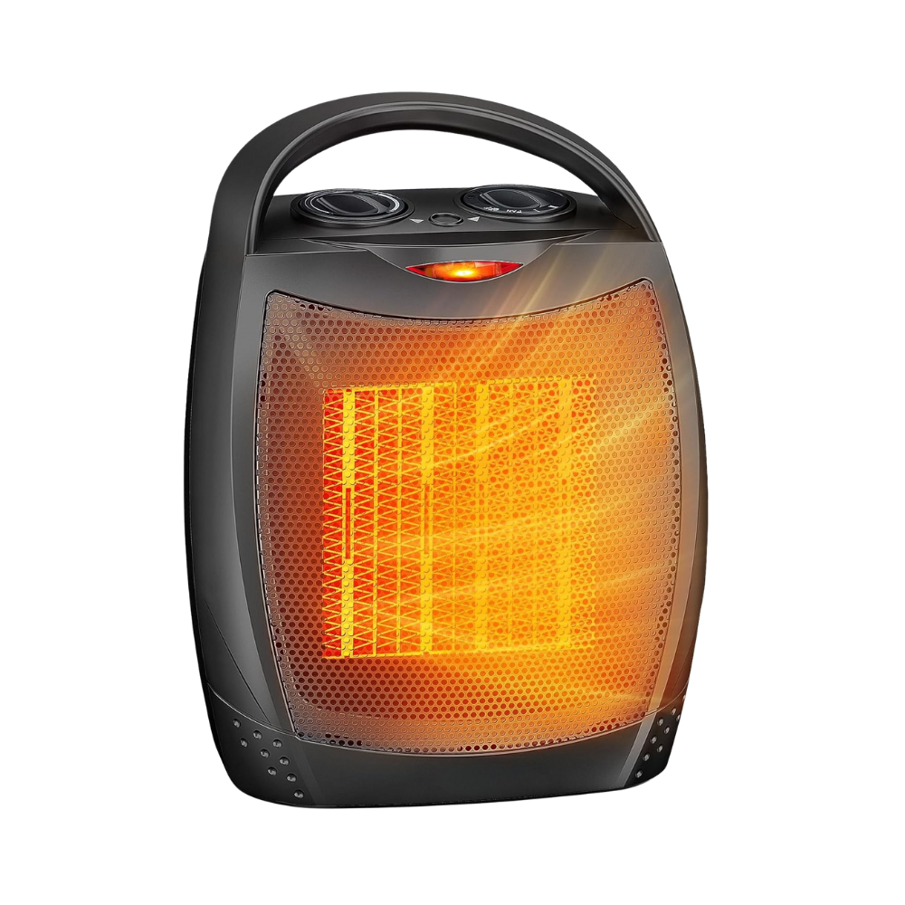 Electric Space Heater Portable Ceramic Indoor Heater Remote Control