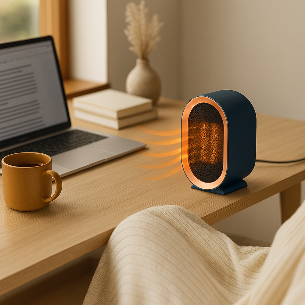 Energy Efficient Portable Ceramic Space Heater Home Office