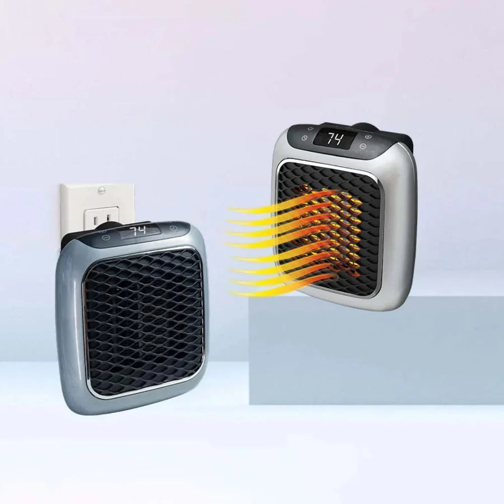 Electric Space Heater Digital Thermostat Home Office Use