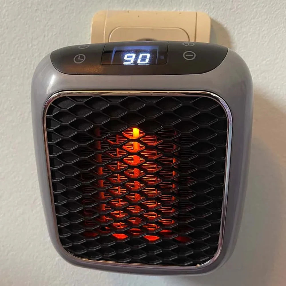Electric Space Heater Digital Thermostat Home Office Use