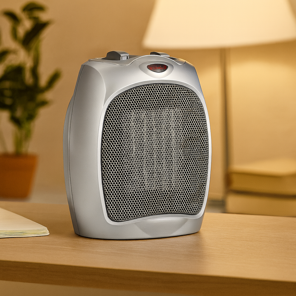 Electric Space Heater Portable Ceramic Indoor Heater Thermostat Control