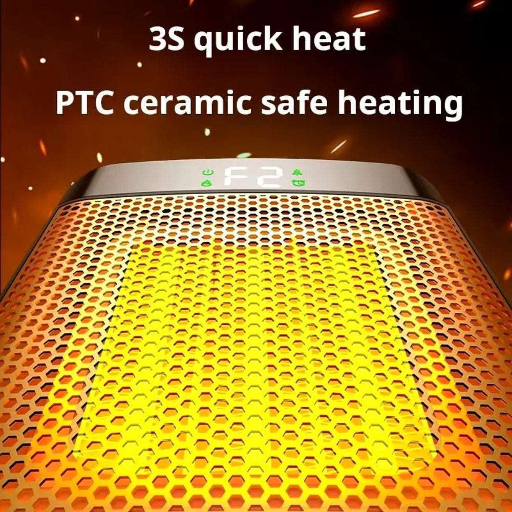 Energy Efficient Electric Space Heater Adjustable Thermostat