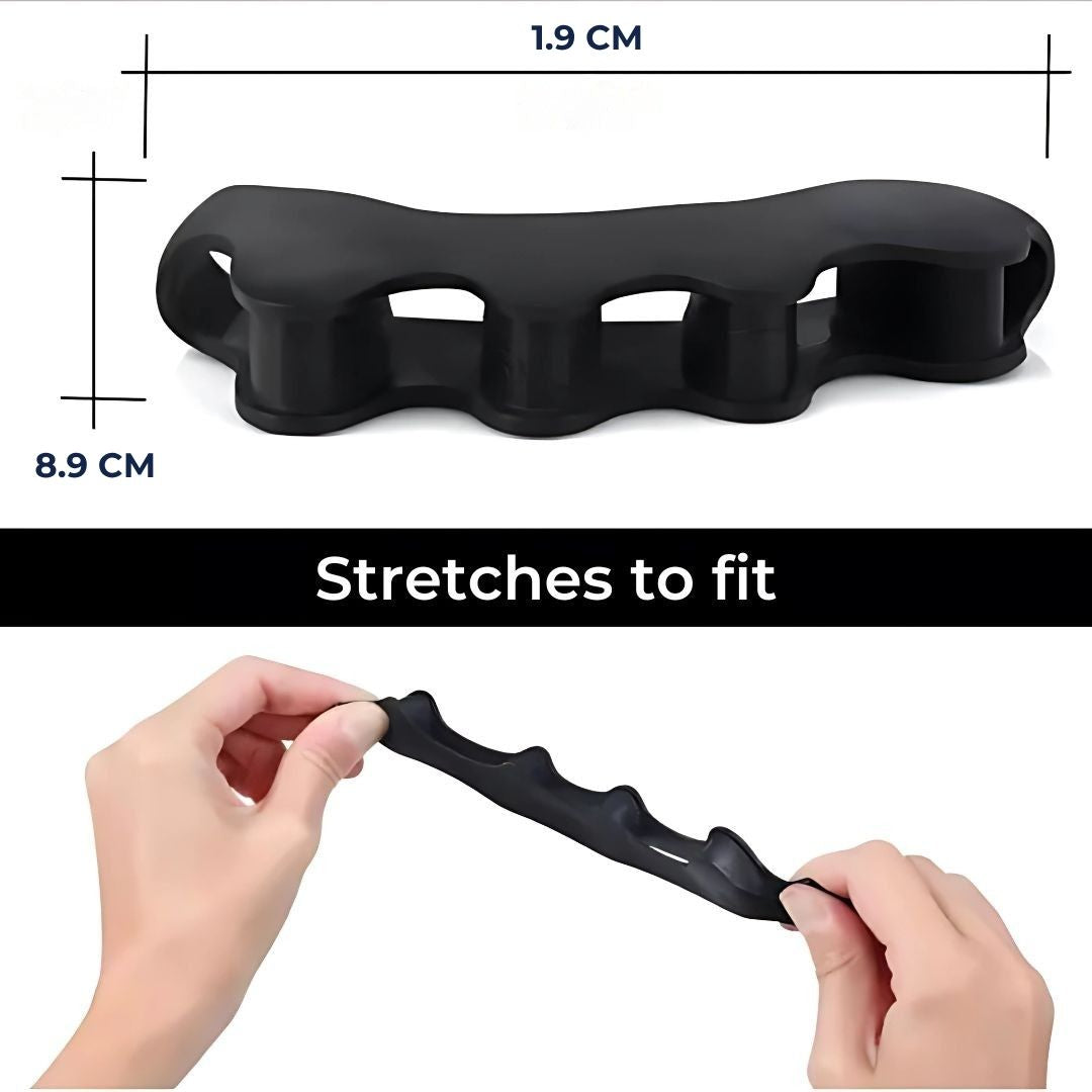 Toe Spacer for Bunion Relief – Soft Gel Toe Separator for Overlapping Toes, Alignment, and Daily Foot Pain Support