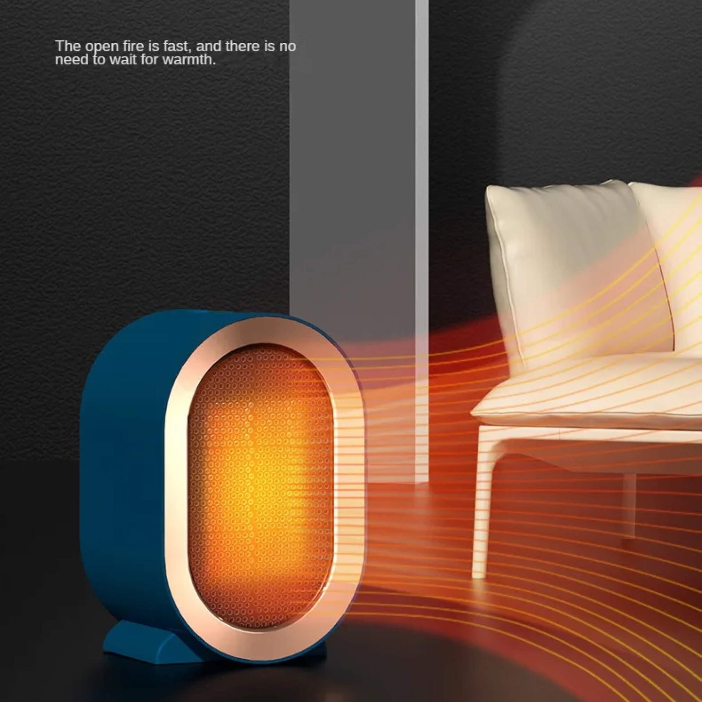 Energy Efficient Portable Ceramic Space Heater Home Office