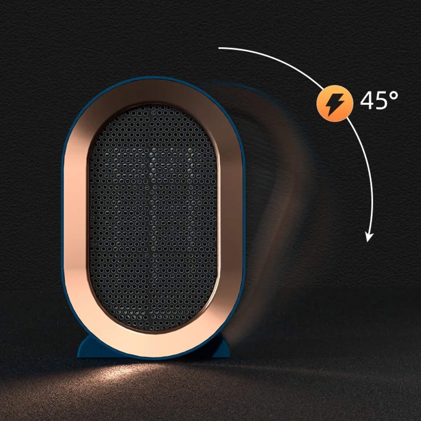 Portable Ceramic Space Heater Energy Efficient Quiet Heating