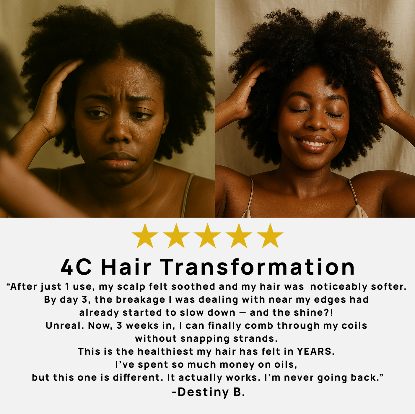 Avichic™ Batana Hair Growth Oil – 100% Unrefined Natural Oil for Stronger, Fuller Hair | 120ml