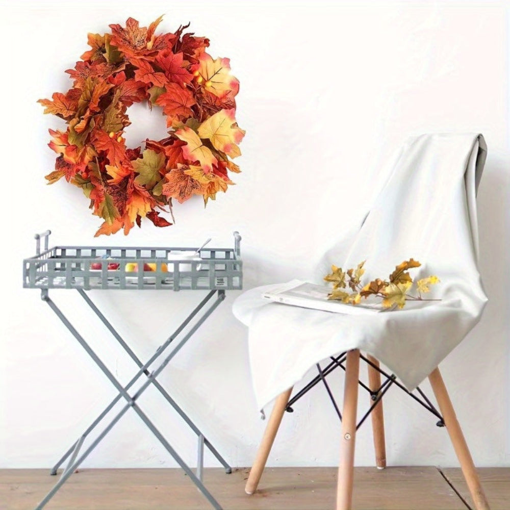 Garlands Maple Leaf Fall Autumn Home Decor Indoor Outdoor Display