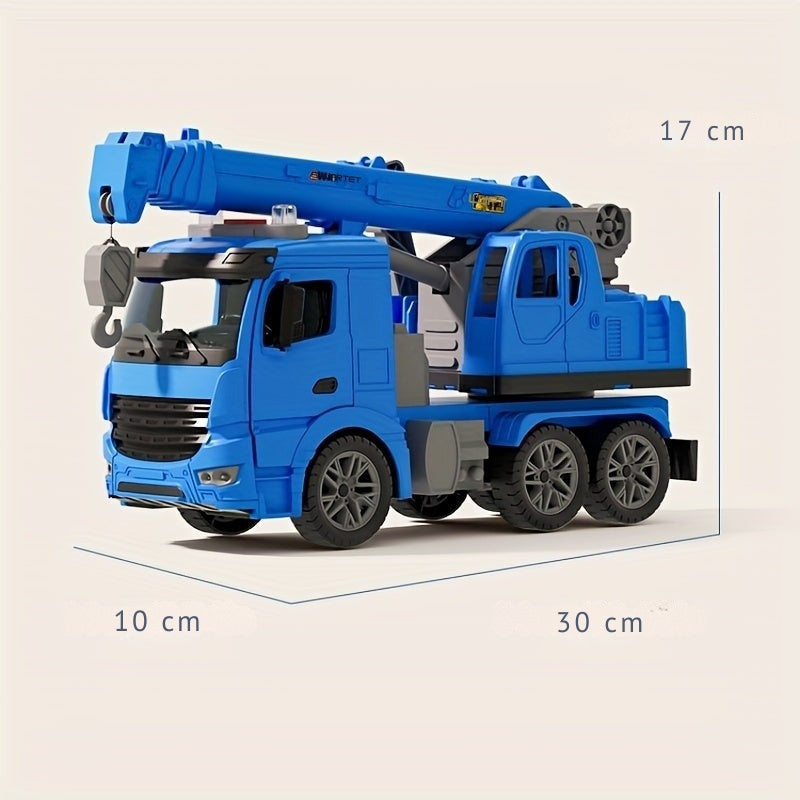 Toy Crane Truck with Lights and Sounds