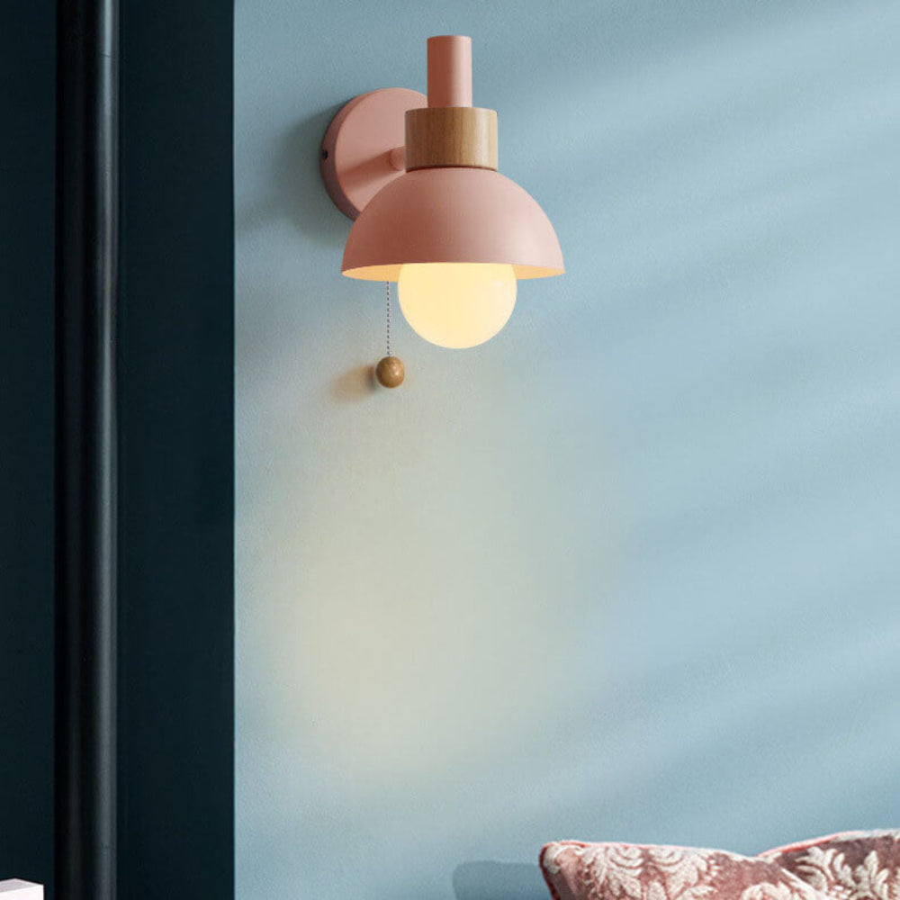 Globe Nordic Macaron Sconce Wall Light