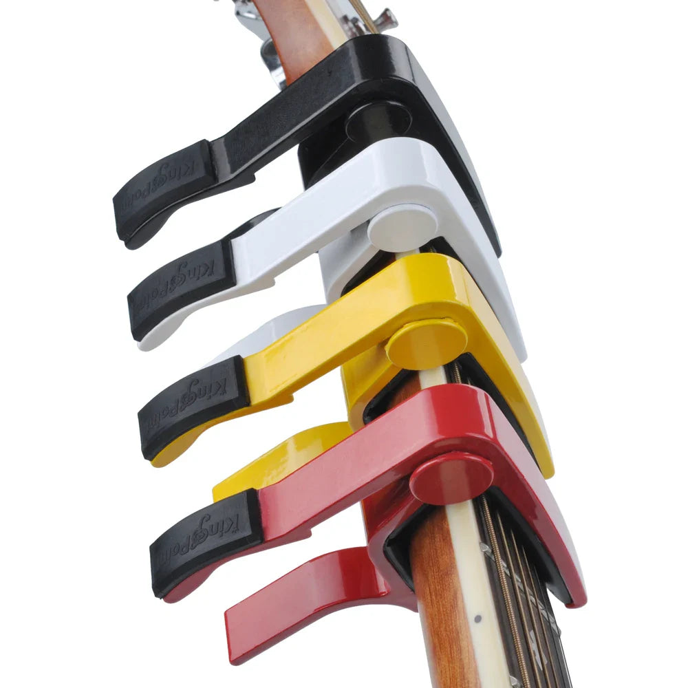 Avichic™ Aluminum Alloy 6-String Guitar Capo – Black Adjustable Clamp for Acoustic & Classical Guitars