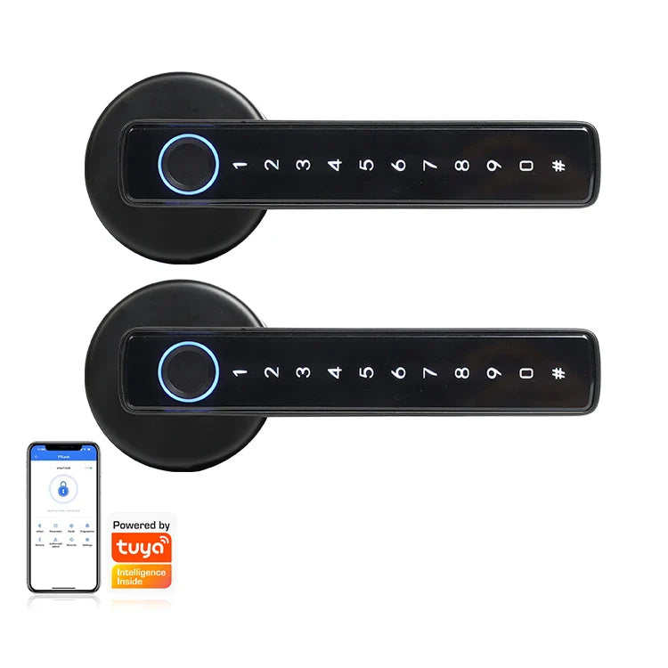 Digital Smart Door Lock – Fingerprint, Keyless Entry, Password & App Control for Wood, Steel, and Aluminum Doors