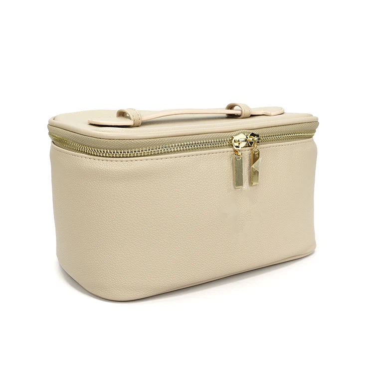 Large Capacity PU Makeup Bag – Portable Waterproof Toiletry Organizer for Travel & Lifestyle Use