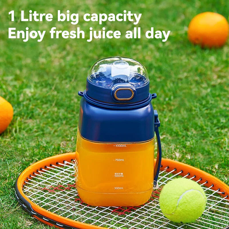 Portable Electric Juicer Blender Bottle – USB Rechargeable Fruit Mixer for Travel, Gym, Camping, and Sports