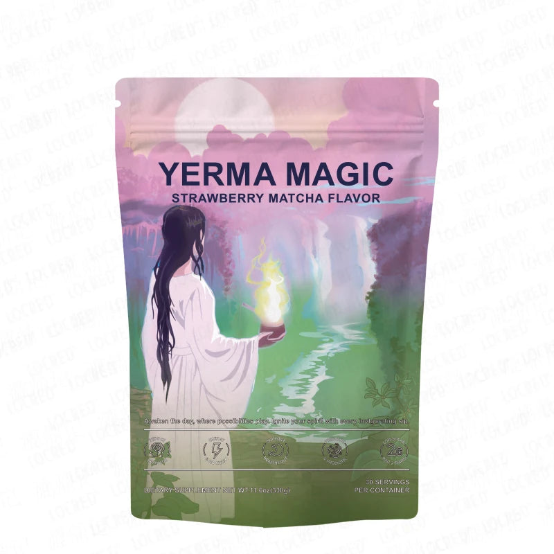 Yerma Instant Yerba Mate Tea – Energy, Focus & Digestion Support with Lion’s Mane & L-Theanine | 100% Argentine Yerba