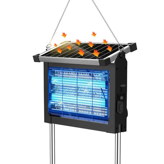Solar Bug Zapper Outdoor, Waterproof Mosquito Zapper Outdoor Solar Powered mosquito killers electronic