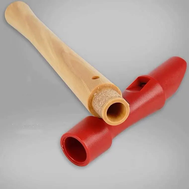 Soprano Eight-Hole Recorder Semi-Wood German & British Style with Cleaning Rod for Beginners and Teaching Use