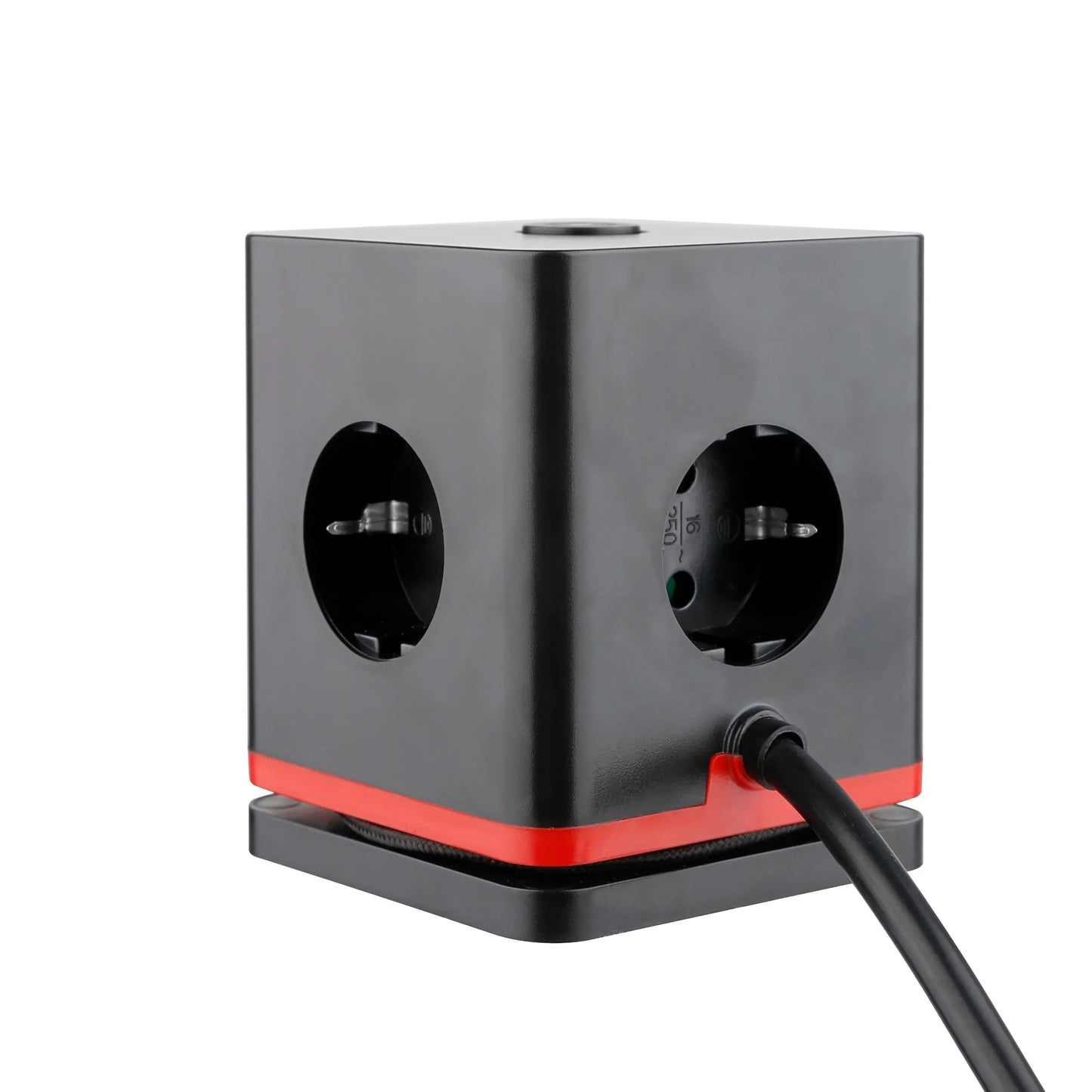 Avichic™ 16A Cube Power Strip – 3 AC Outlets with USB-A & Type-C Charging Ports, Desktop Socket for Home & Office Use