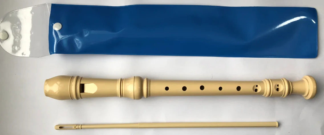Removable Soprano Eight-Hole Recorder German/British Style with Cleaning Rod – Beginner Musical Instrument for School