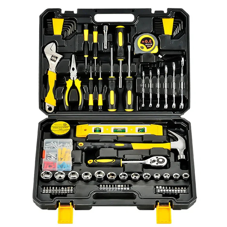 Avichic™ 108-Piece Hand Tool Set – Multi-Functional Household Repair Kit with CR-V Steel Tools & Compact Storage Case for Car, Carpentry & DIY