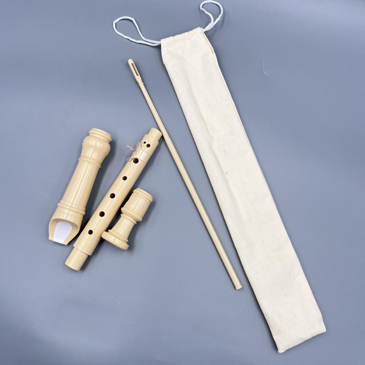 Removable Soprano Eight-Hole Recorder German/British Style with Cleaning Rod – Beginner Musical Instrument for School