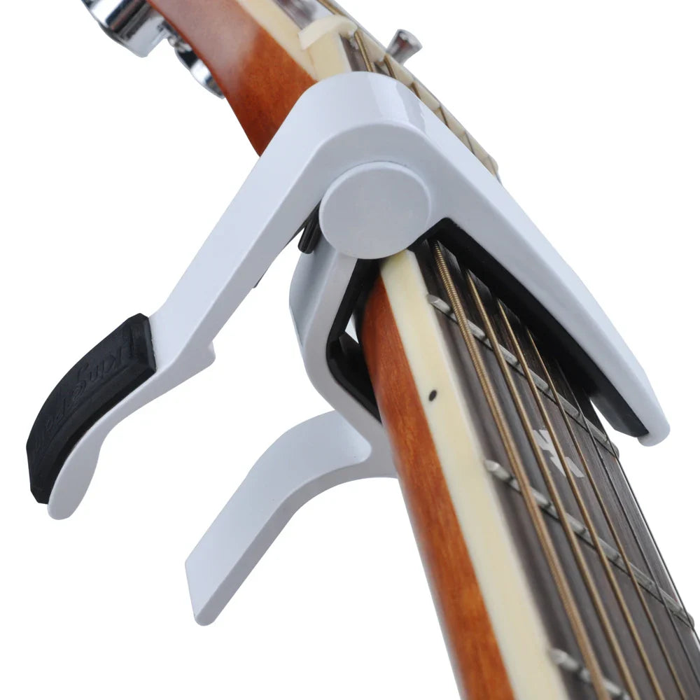 Avichic™ Aluminum Alloy 6-String Guitar Capo – Black Adjustable Clamp for Acoustic & Classical Guitars