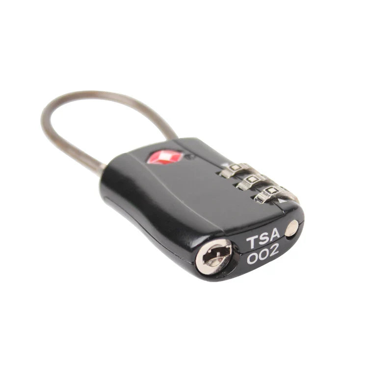 TSA-Approved 3-Digit Combination Luggage Lock | Durable Zinc Alloy Anti-Theft Travel Padlock for Suitcases & Bags