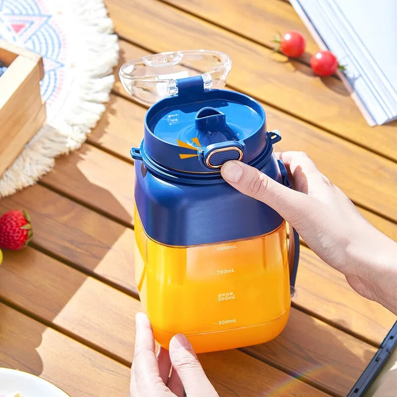 Portable Electric Juicer Blender Bottle – USB Rechargeable Fruit Mixer for Travel, Gym, Camping, and Sports
