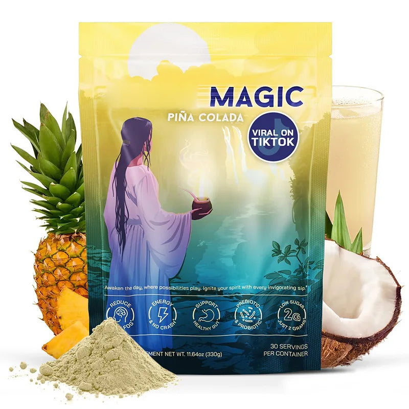 Yerma Instant Yerba Mate Tea – Energy, Focus & Digestion Support with Lion’s Mane & L-Theanine | 100% Argentine Yerba
