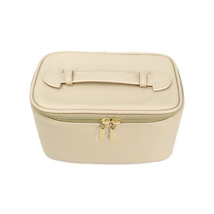 Large Capacity PU Makeup Bag – Portable Waterproof Toiletry Organizer for Travel & Lifestyle Use