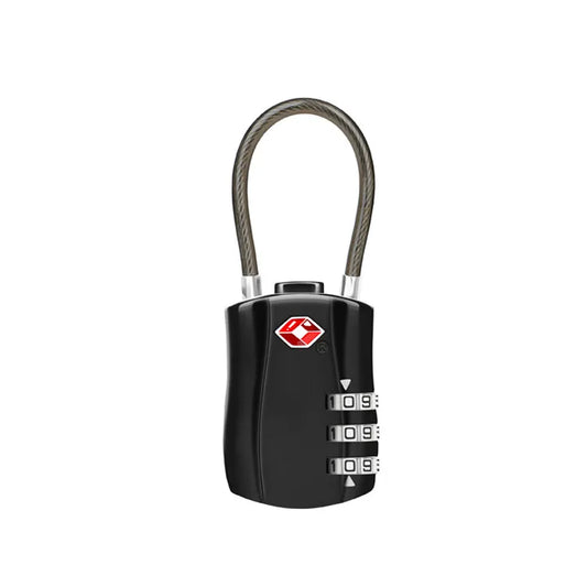 TSA-Approved 3-Digit Combination Luggage Lock | Durable Zinc Alloy Anti-Theft Travel Padlock for Suitcases & Bags