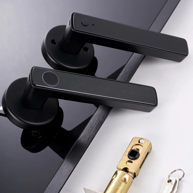 Digital Smart Door Lock – Fingerprint, Keyless Entry, Password & App Control for Wood, Steel, and Aluminum Doors