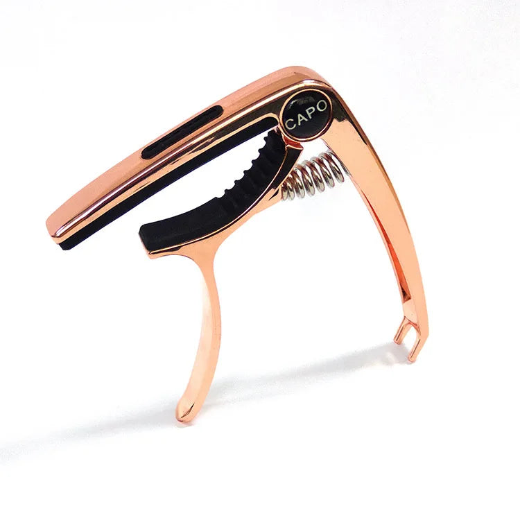 Zinc Alloy Guitar Capo with Pick Holder – Adjustable Clamp for Acoustic & Electric Guitars in Multiple Colors