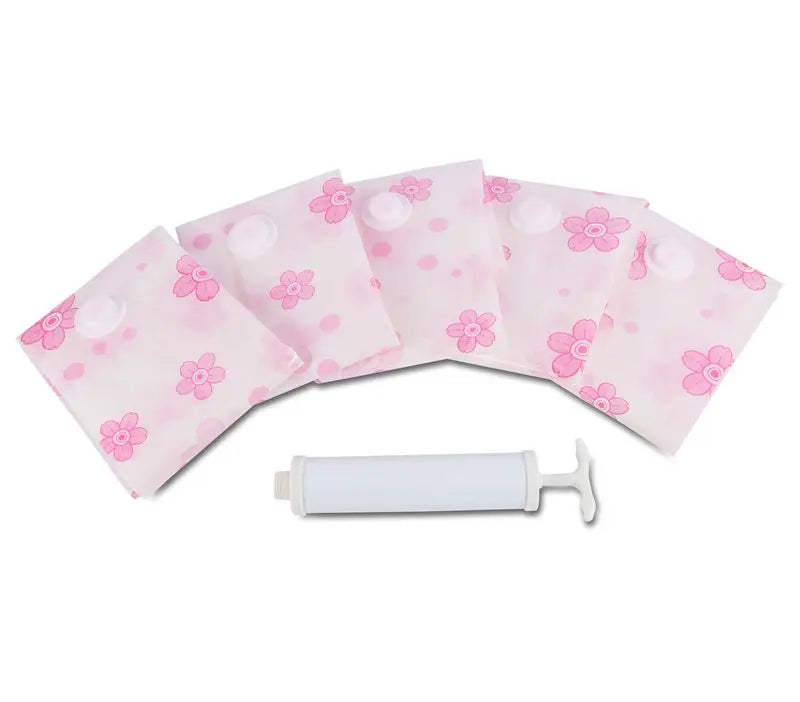 Vacuum Storage Bags for Clothes & Travel – Double Ziplock Space Saver Bags, 100x70cm, 80% Space Reduction