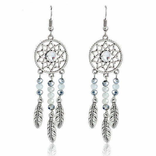 Dreamcatcher' Crystal Earrings