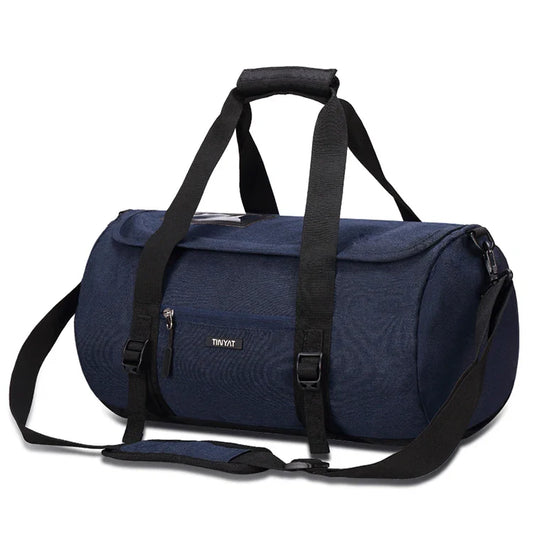 Minimalist Nylon Duffel Bag – Lightweight Travel Luggage for Long Trips, Sports & Outdoor Use