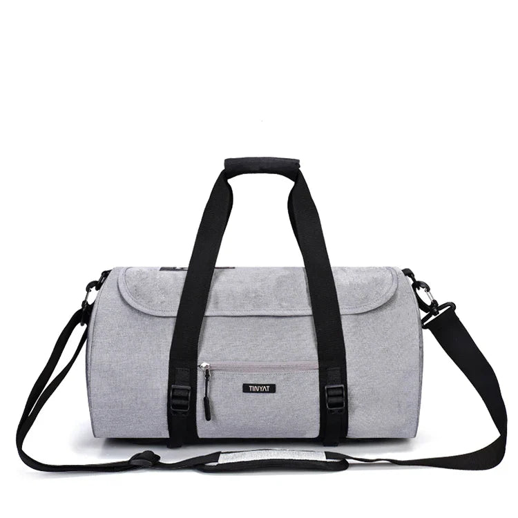 Minimalist Nylon Duffel Bag – Lightweight Travel Luggage for Long Trips, Sports & Outdoor Use