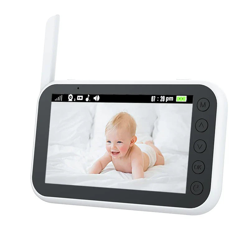 Avichic™ 4.3" Wireless Baby Monitor – Night Vision, Two-Way Audio, Video Nanny Cam with Screen for Baby Surveillance & Security