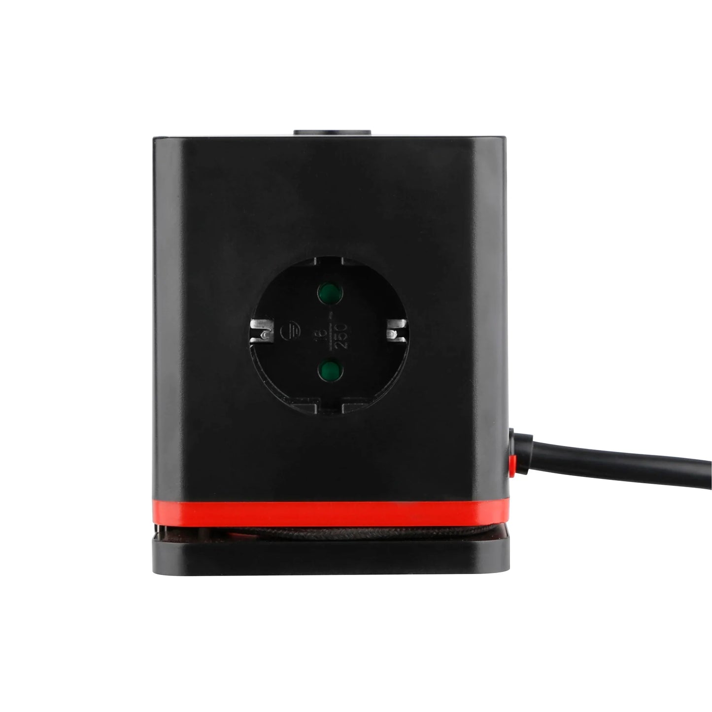 Avichic™ 16A Cube Power Strip – 3 AC Outlets with USB-A & Type-C Charging Ports, Desktop Socket for Home & Office Use