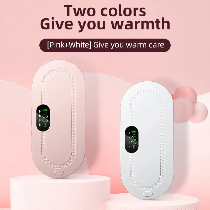 Optimized Product Title Wireless Menstrual Heating Pad for Women - Intelligent Abdominal Heat Therapy Belt with Timing Control - Portable USB Rechargeable Pain Relief