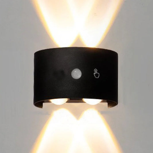 Rechargeable Motion Sensor Wall Lamp – LED Touch Control Light for Bedroom, Living Room & Corridor