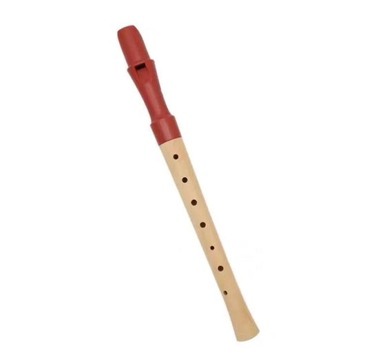 Soprano Eight-Hole Recorder Semi-Wood German & British Style with Cleaning Rod for Beginners and Teaching Use