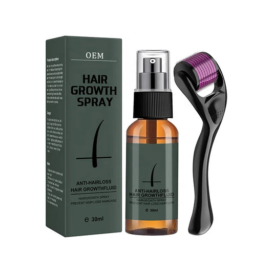 Organic Beard Growth Oil Spray for Men – Promotes Beard & Mustache Growth, Anti Hair Loss, Daily Use, 30ml