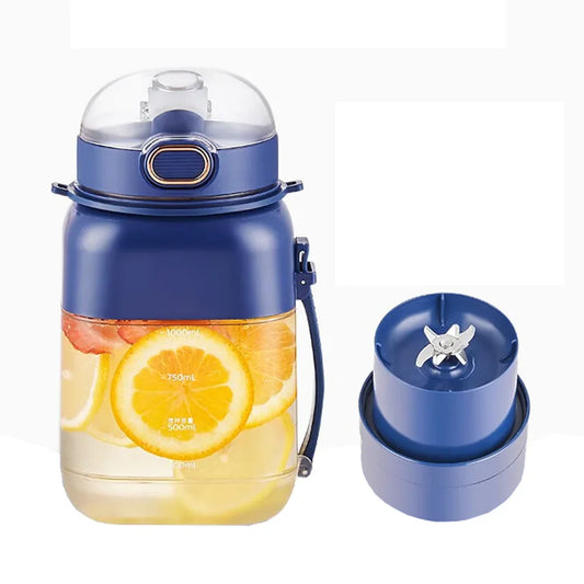 Portable Electric Juicer Blender Bottle – USB Rechargeable Fruit Mixer for Travel, Gym, Camping, and Sports
