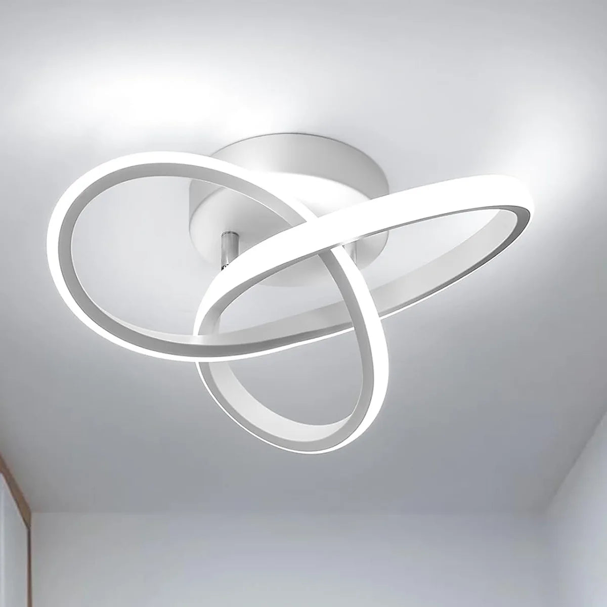 Modern LED Ceiling Lamp – Contemporary Flush Mount Light for Bedroom, Living Room & Home Décor