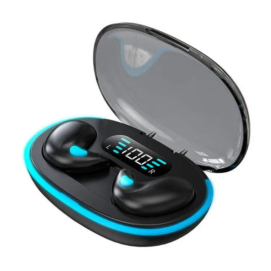 X55 Mini Wireless In-Ear Sleep Earbuds | Invisible Bluetooth Headset with HiFi Audio, Touch Control & LED Charging Case
