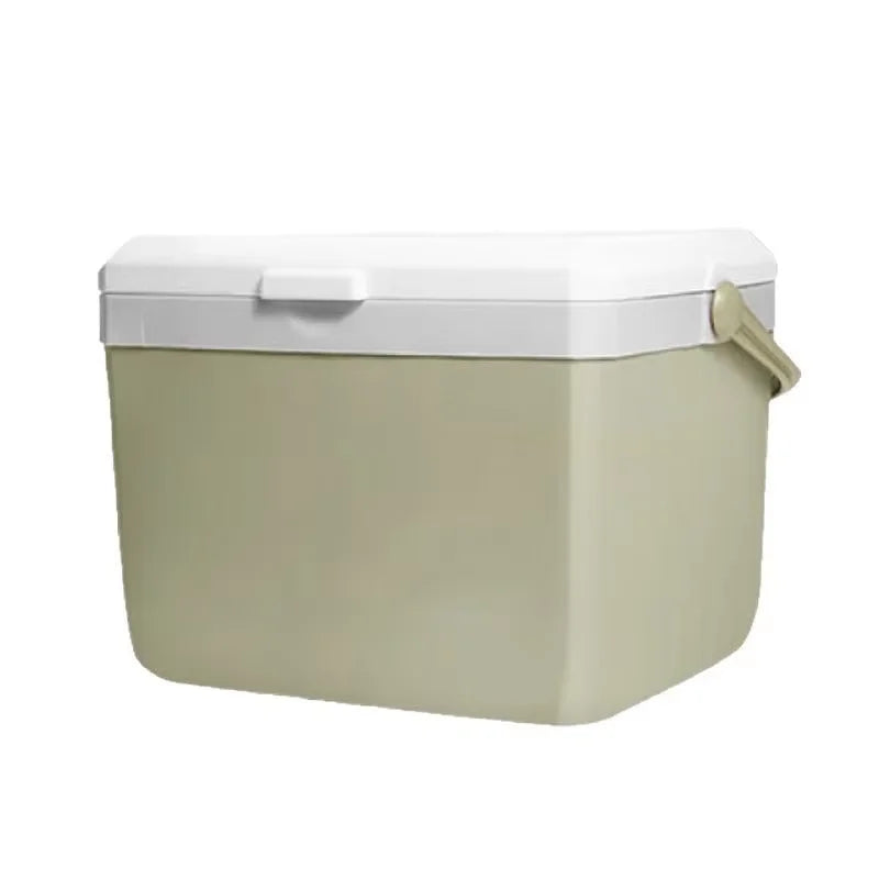 Portable Insulated Cooler Box – Small Commercial Refrigerator Bucket for Outdoor Camping, Food Stalls, and Ice Storage