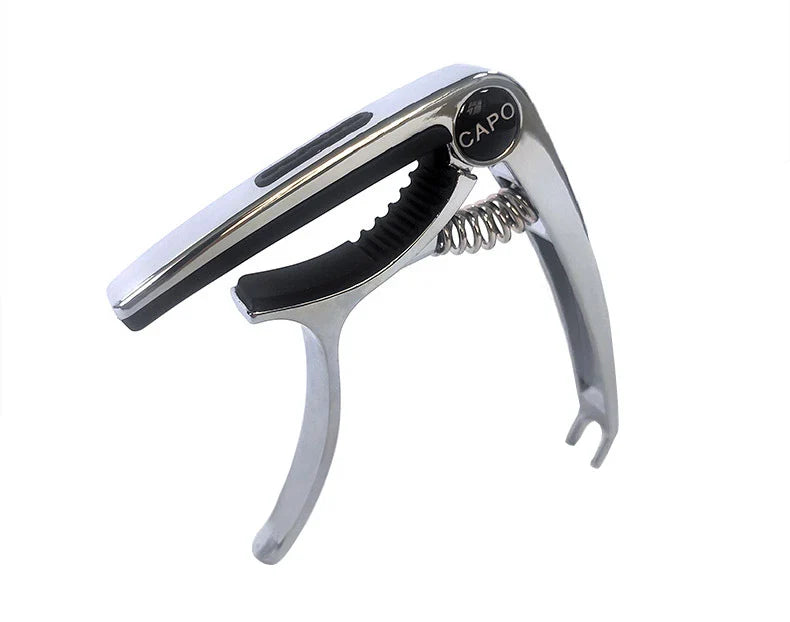 Zinc Alloy Guitar Capo with Pick Holder – Adjustable Clamp for Acoustic & Electric Guitars in Multiple Colors
