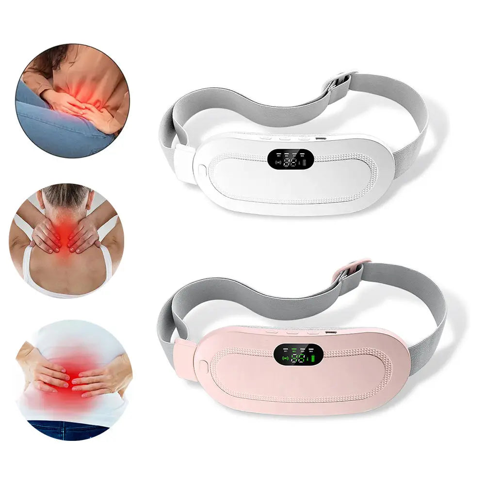 Optimized Product Title Wireless Menstrual Heating Pad for Women - Intelligent Abdominal Heat Therapy Belt with Timing Control - Portable USB Rechargeable Pain Relief